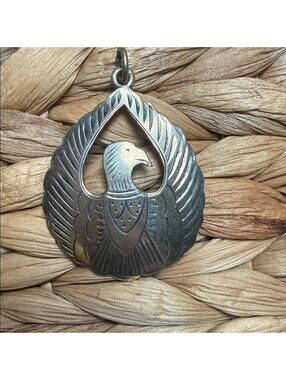 Sterling Silver Southwest Eagle Pendant